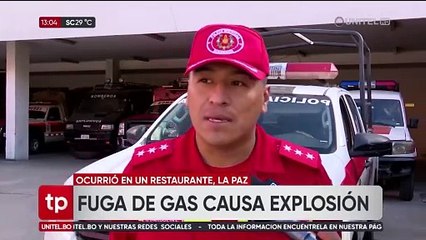 Fallas en la conexión de una garrafa deja tres heridos en un restaurante temático de La Paz