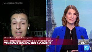California police move in to dismantle pro-Palestinian protest camp at UCLA