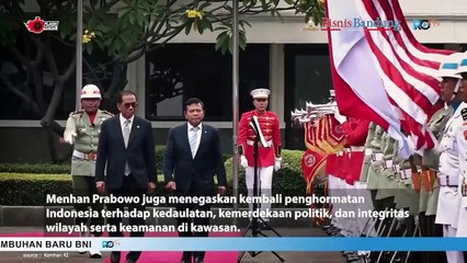 Video herunterladen: Menhan RI Prabowo Subianto, menerima kunjungan kehormatan Menteri Pertahanan Malaysia