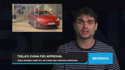 Tesla Shares Pop 10% as CEO Elon Musk Secures Tentative Approval for Full Self-Driving in China
