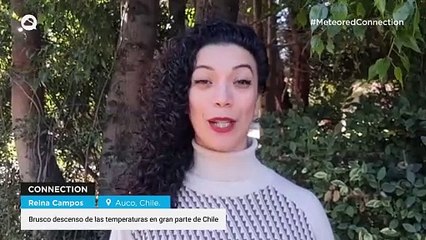 Brusco descenso de las temperaturas en gran parte de Chile