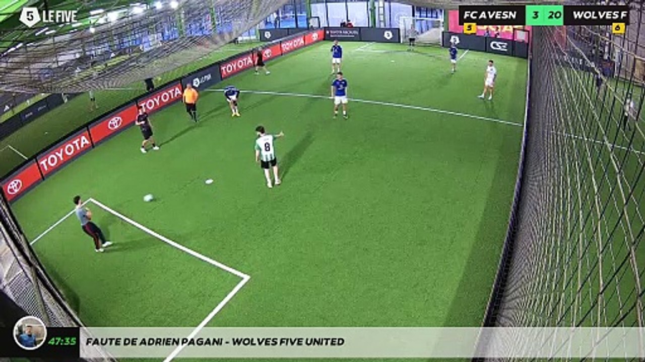 Faute de Adrien PAGANI - WOLVES FIVE UNITED