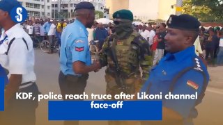 KDF, police reach truce after Likoni channel face-off