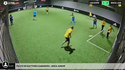 Faute de matthieu cabarrou - BOCA JUNIOR
