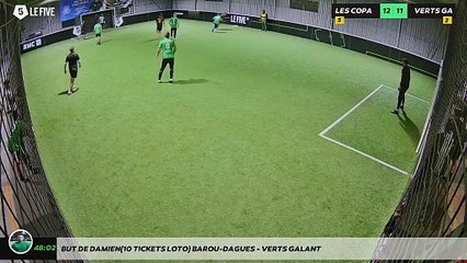 But de Damien(10 tickets LOTO) Barou-dagues - VERTS GALANT