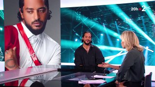 Slimane représentera la France à l'Eurovision 2024Slimane sur le plateau du 20 heures de France 2
