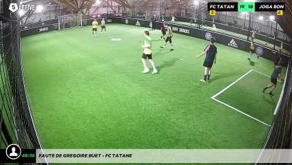 Faute de Gregoire BUET - FC TATANE