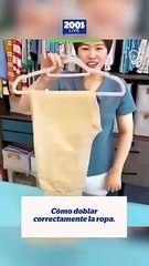 Aprende a doblar los pantalones de la forma correcta