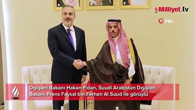 Dışişleri Bakanı Fidan, Suudi Arabistan Dışişleri Bakanı Ferhan ile görüştü