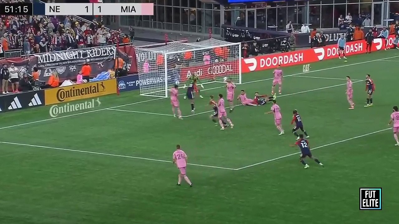 MESSI Double Goals - New England vs Inter Miami 1-4 Highlights & Goals 2024