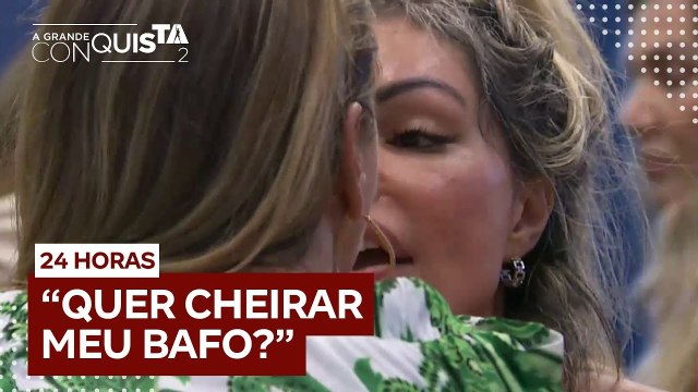 Lizi e Andreia trocam insultos pessoais: ‘Você tem bafo’ | A Grande Conquista