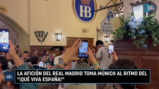 La afición del Real Madrid toma Múnich al ritmo del 