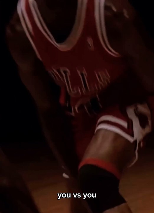 Micheal Jordan It’s you versus you