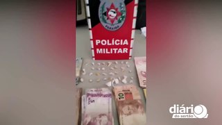Polícia Militar desarticula ponto de venda de drogas em Itaporanga e prende dois suspeitos