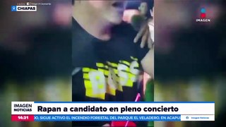 VIDEO: Rapan a candidato de Morena en pleno concierto