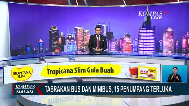 Tabrakan Bus dan Minibus di Jalur Pantura Situbondo Sebabkan 15 Penumpang Terluka