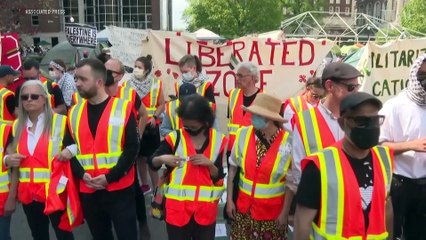Student Protesters at Columbia University Defy Deadline to Disband or Face Suspension