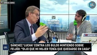 Sánchez 'lucha' contra los bulos mintiendo sobre Feijóo: 