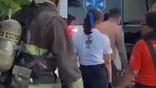 Hombre resultó herido debido a un flamazo de gasolina, en la colonia López Portillo de Guadalajara