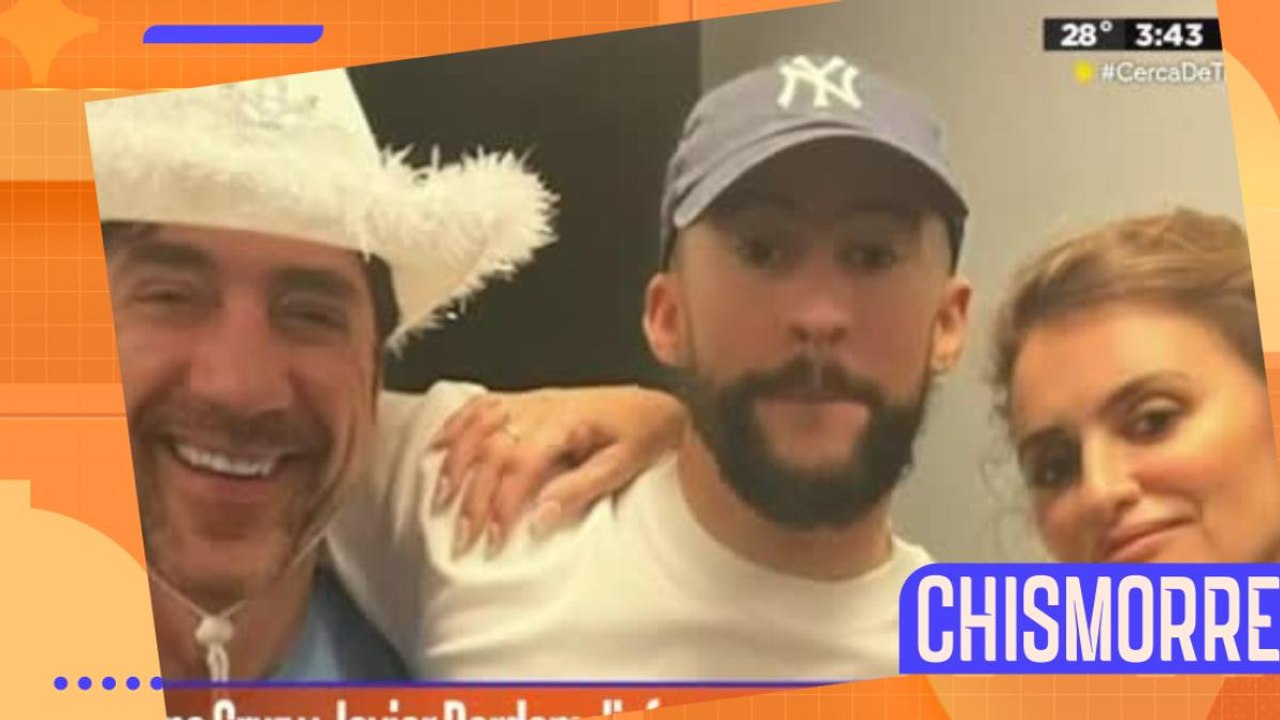 Penélope Cruz y Javier Bardem juntos en el concierto de Bad Bunny