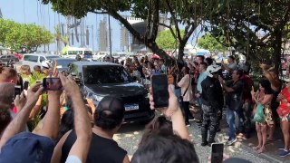 Madonna llega a Rio de Janeiro para megaconcierto gratuito