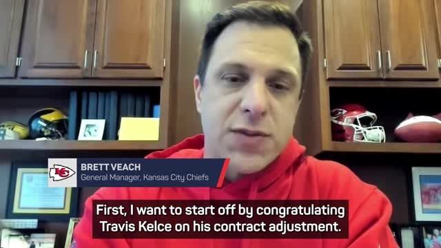 Chiefs GM congratulates 'unicorn' Kelce after contract extension