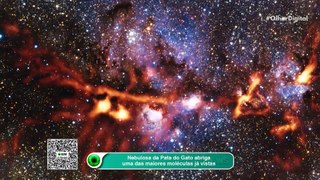Nebulosa da Pata do Gato abriga uma das maiores moléculas já vistas