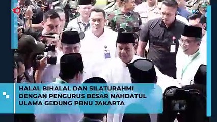Hadirnya Prabowo Gibran untuk mengikuti acara halal bi halal PBNU di jakarta pusat