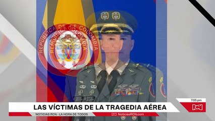 ¿Quiénes son las víctimas de la tragedia aérea del Ejército Nacional?