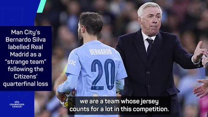 Download Video: Ancelotti fires back at Bernardo Silva's 'weird team' claim