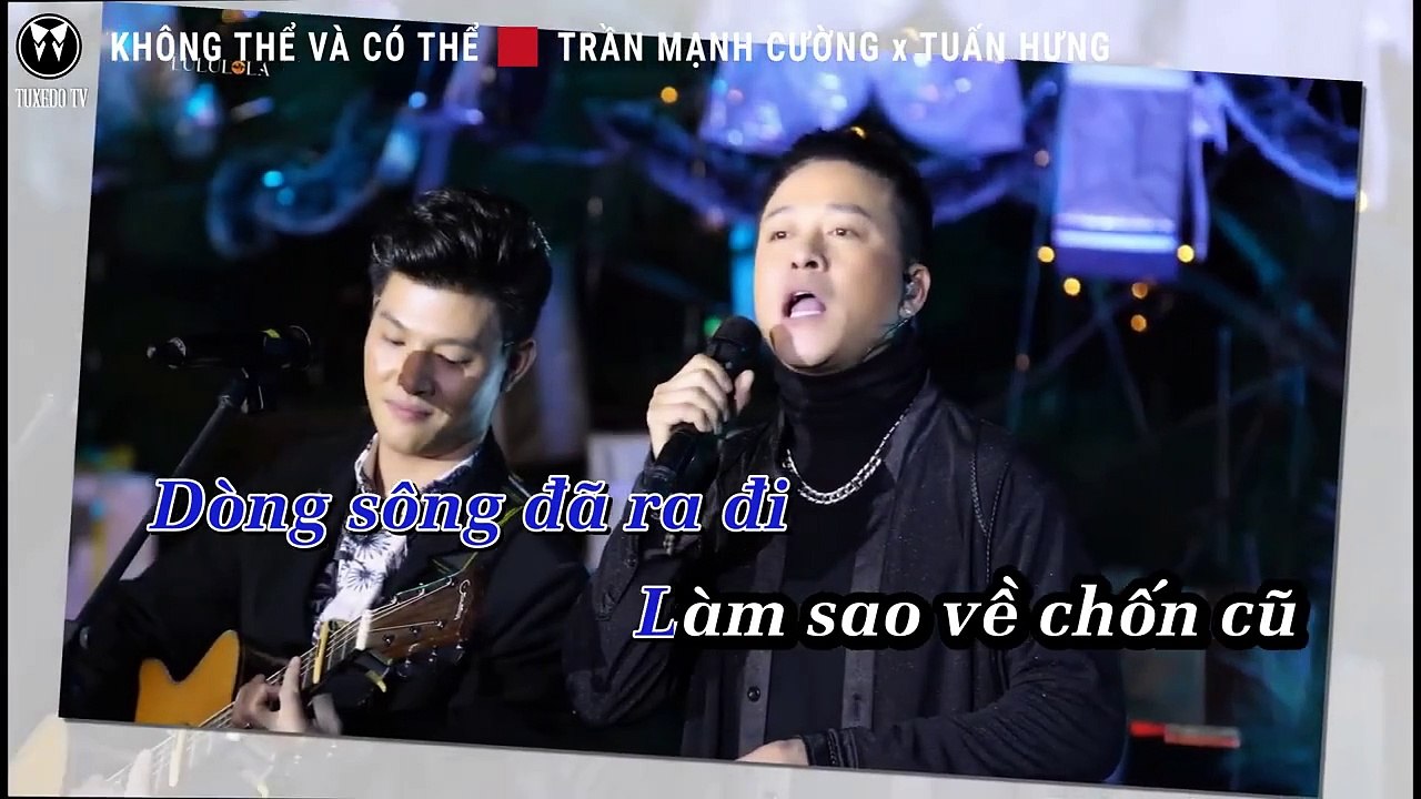 KHÔNG THỂ VÀ CÓ THỂ - TUẤN HƯNG x TRẦN MẠNH CƯỜNG | KARAOKE NHẠC TRẺ | BEAT TONE NAM COVER