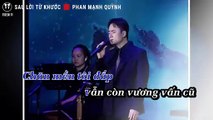 SAU LỜI TỪ KHƯỚC - PHAN MẠNH QUỲNH | KARAOKE NHẠC TRẺ | BEAT TONE NAM COVER | OST MAI THEME SONG