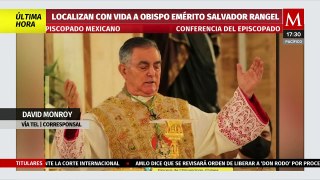 Localizan con vida al obispo Salvador Rangel, pacificador de grupos delictivos en Guerrero