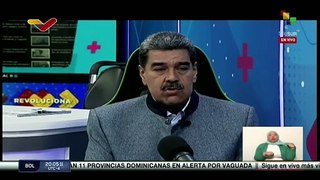 Pdte. Maduro señala plan de EE.UU. para recolonizar la región