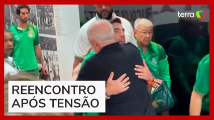 Belmonte pede desculpas para Abel Ferreira antes de clássico