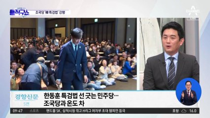 조국당 ‘한동훈 특검법’ 추진에 민주당 내부 ‘신중론’