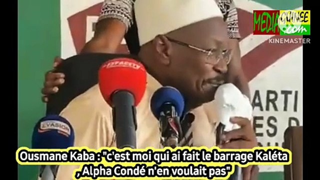 Ousmane Kaba : c'est moi qui ai fait le barrage Kaléta, Alpha Condé n'en voulait pas