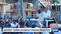 Abinader junto a Faride Raful y Guillermo Moreno recorren calles de la capital | Emisión Estelar SIN
