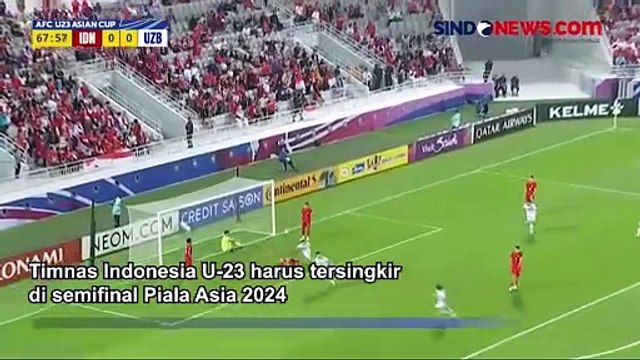 Nobar Timnas Indonesia U-23 vs Timnas Uzbekistan U-23, Begini Reaksi Lucu Warga +62 Kesal dengan Wasit China Shen Yinhao