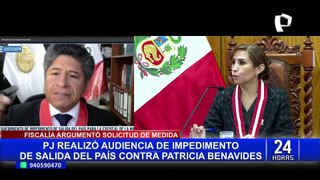 Patricia Benavides cuestiona pedido de impedimento de salida del país y asegura que 