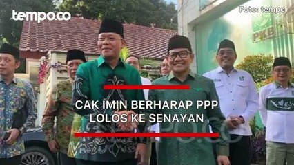 Cak Imin Berharap PPP Lolos ke Senayan
