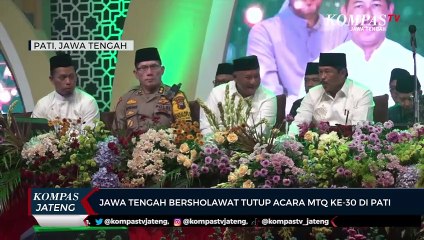 Jawa Tengah Bersholawat Tutup Acara MTQ ke-30 di Pati