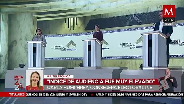 En el tercer debate habrá un cara a cara entre los candidatos presidenciales : Carla Humphrey
