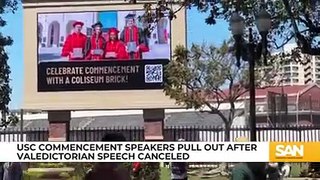 USC commencement speakers pull out after valedictorian speech cancellation_Low