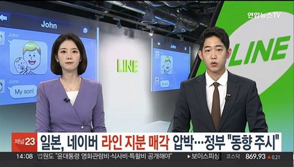 Video herunterladen: 일본, 네이버 라인 지분 매각 압박…정부 