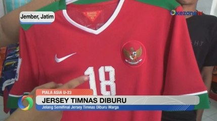 Jersey Timnas Indonesia Diburu Pecinta Sepak Bola