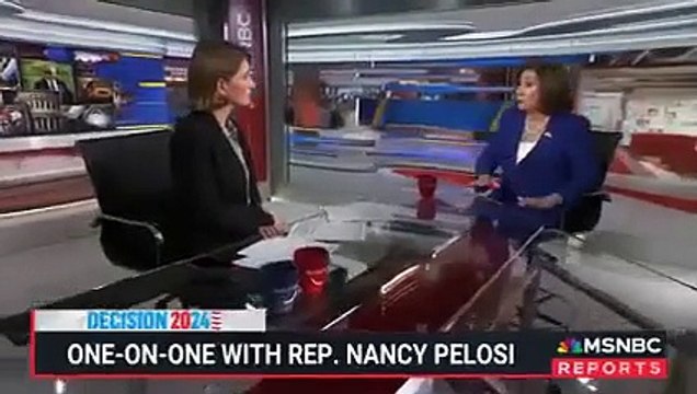 Nancy Pelosi Clashes with MSNBC's Katy Tur Over Trump's Economic Record