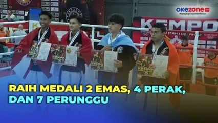 Atlet Kempo Indonesia Boyong 13 Medali dari Kejuaraan Dunia di Turki