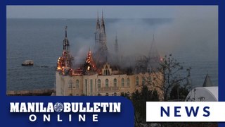 Fire rips through Odesa building after Russian missile strike