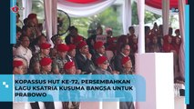 Persembahan Lagu Ksatria Kusuma Bangsa untuk Prabowo di HUT Kopassus ke-72